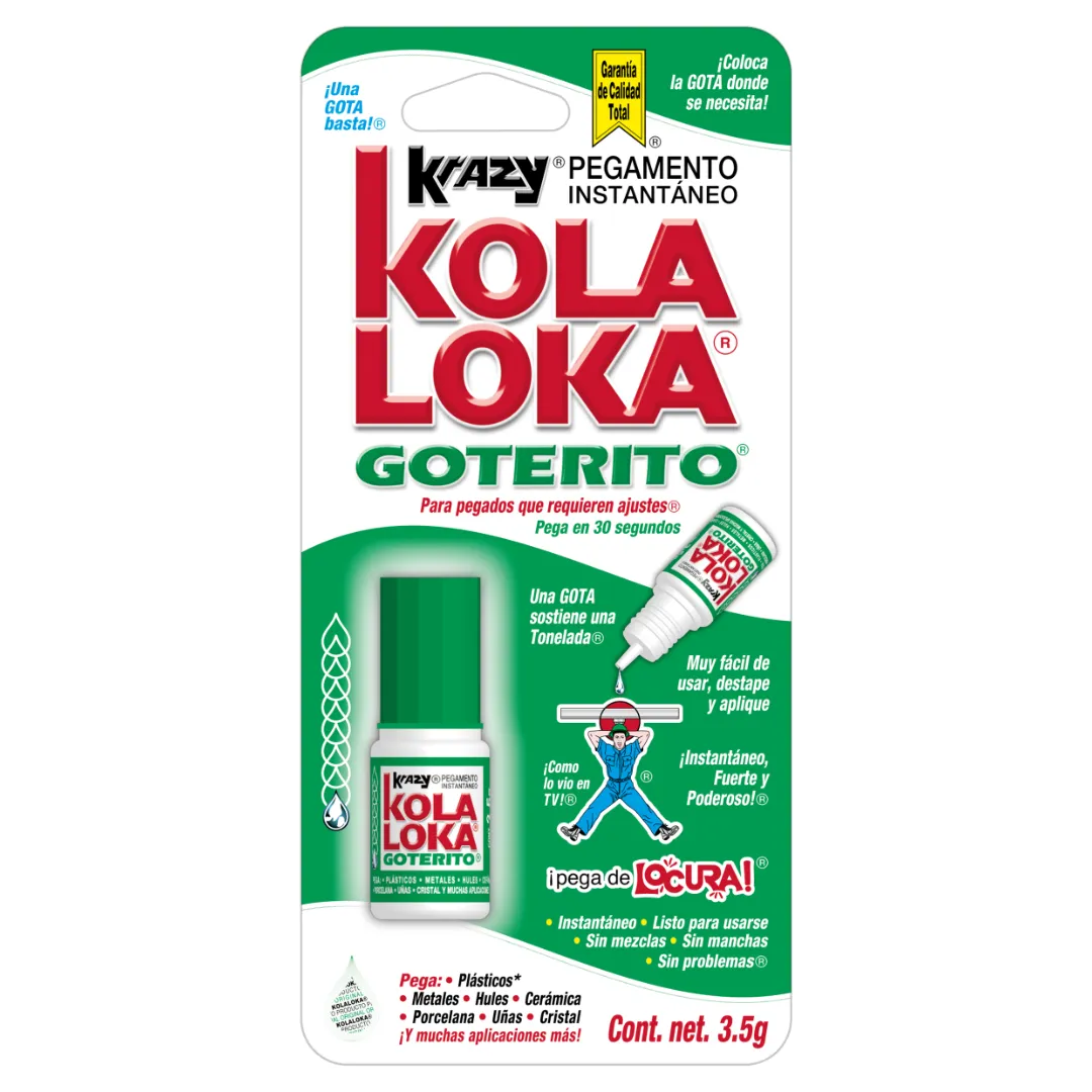 Kola Loka Goterito - Pegamento Instantáneo de Contacto Original