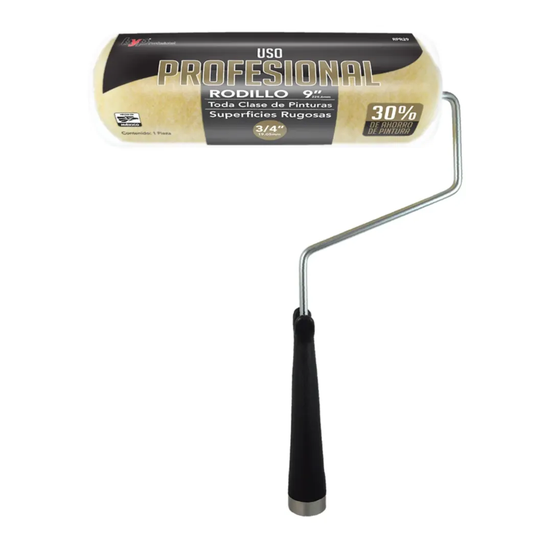 Rodillo BYP 9" Profesional Alta Densidad 3/4" (Modelo RPR29)